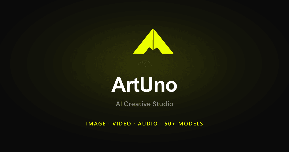 AI Creative Studio — Images, Videos & Audio | ArtUno